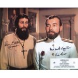 Nicolas & Alexandra. Epic movie 8x10 photo signed by actors Michael Jayston and Tom Baker as