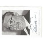 Gilbert Harding Telesurance Celebrity Series black and white card. Good Condition. All autographs