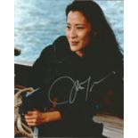 Michelle Yeo signed 10x8 colour photo from Tomorrow Never Dies. Good Condition. All autographs are