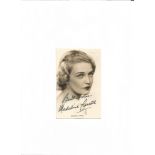 Madeleine Carroll signed 6x3 vintage photo. Good Condition. All autographs are genuine hand signed