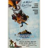 Mysterious Island. 8x12 inch movie poster photo signed by actor Michael Craig. Good Condition. All