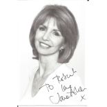 Jane Asher signed 6x4 black and white photo dedicated. Jane Asher (born 5 April 1946) is an