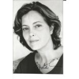 Greta Scacchi signed 6x4 black and white photo. Greta Scacchi, OMRI ( born 18 February 1960) is an