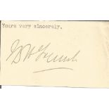 Sir John French - Earl of Ypres signature piece. Good Condition. All autographs are genuine hand