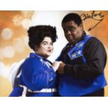 Doctor Who 8x10 inch photo scene signed by actor Clive Rowe who played Morvin Van Hoff. Good