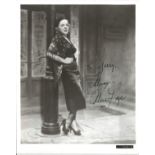 Alice Faye signed 10x8 black and white photo. Dedicated. Good Condition. All autographs are