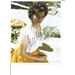 Sophia Loren signed 10x8 inch colour photo. Good Condition. All autographs are genuine hand signed