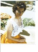 Sophia Loren signed 10x8 inch colour photo. Good Condition. All autographs are genuine hand signed