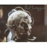 Doctor Who 8x10 photo signed by Doctor Who actor David Gooderson as 'Davros'. Good Condition. All