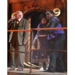 Doctor Who 8x10 inch photo scene signed by actor Clive Rowe who played Morvin Van Hoff. Good