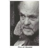 Philip Madoc signed 6x4 black and white photo. Philip Madoc (born Philip Arvon Jones; 5 July