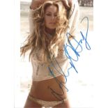 Aubrey O'Day signed 10x8 colour photo. Playboy model. Good Condition. All autographs are genuine