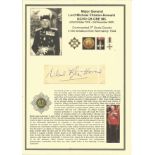 Major General Lord Michael Fitzalan-Howard GCVO CB CBE MC DL signed piece he commanded 3rd Scots