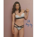 Gia Ramsey-Gay signed 10x8 colour photo. Playboy model. Good Condition. All autographs are genuine