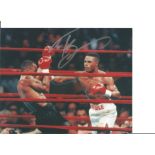 Terry Norris signed 10x8 colour action boxing photo. Good Condition. All autographs are genuine hand