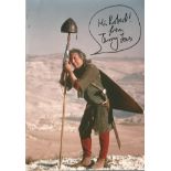 Terry Jones signed 7x5 colour photo. Dedicated. Good Condition. All autographs are genuine hand