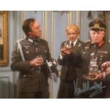 Allo Allo, 8x10 photo signed by actor Ken Morley as General Von Flockenstuffen in the long running