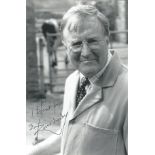 Robert Hardy signed 6x4 black and white photo dedicated. Timothy Sydney Robert Hardy CBE FSA (29