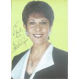 Helen Shapiro signed 8x6 colour photo. Dedicated. Good Condition. All autographs are genuine hand