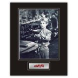 Stunning Display! Oliver! Mark Lester hand signed professionally mounted display. This beautiful