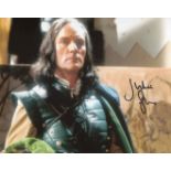 Doctor Who 8x10 scene photo signed by actor Julian Glover. Good Condition. All autographs are