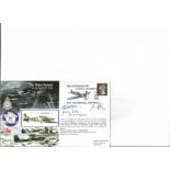 WW2 Battle of Britain pilot Jimmy Corbin 66 Sqn signed 50th ann BOB The Major Assault cover. Also