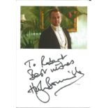 Hugh Bonneville 6x4 signature piece. Hugh Richard Bonneville Williams, DL (born 10 November 1963) is