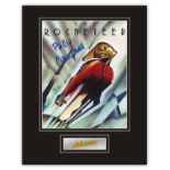 Stunning Display! The Rocketeer Billy Campbell hand signed professionally mounted display. This