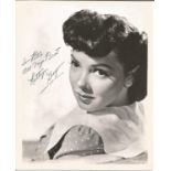 Kathryn Grayson signed 10x8 black and white photo. Dedicated. Good Condition. All autographs are