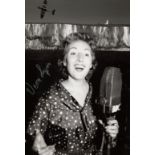 Dame Vera Lynn. 8x12 inch photo signed by WWII forces sweetheart, the late Dame Vera Lynn. Good