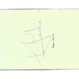 Football collection autograph book 12 signatures incudes Kevin Keegan, Mick Channon, Clive Walker,