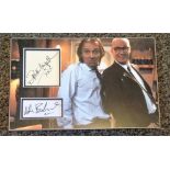 Rik Mayall and Ade Edmonson Genuine Authentic Signed Autograph Display 15x10. High Quality