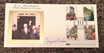 Margaret Thatcher signed FDC No 10 Official Residence of Prime Ministers for 250 years PM 10 Downing