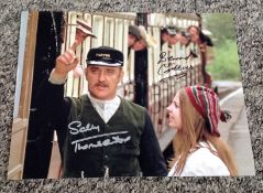 Sally Thomsett and Bernard Cribbins signed 10x8 colour photo pictured in the 1970 film The Railway