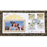 David Jason signed The Darling Buds of May Benham's FDC with full set of stamps PM Darling Buds of