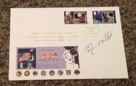 Ed Mitchell signed FDC 40th Anniversary Man on the Moon Ed Mitchell Lunar Module Pilot Apollo 14