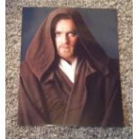 Ewan McGregor signed 10x8 colour photo pictured in his role as Obi-Wan Kenobi in the Star War