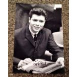 Cliff Richard signed 12x8 black and white. Sir Cliff Richard OBE (born Harry Rodger Webb; 14 October