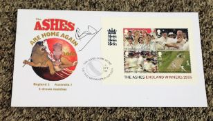 Ian Botham signed The Ashes are home again 2005 FDC limited edition 224/550 with full set of