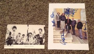 Procol Harum signed 8x6 magazine photo signed by all five band members lot also comes with vintage