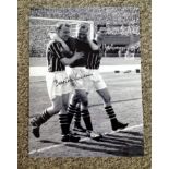 Bert Trautman signed 16x12 black and white photo pictured after playing most of the 1956 FA Cup