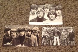 Bee Gees collection three rare and vintage postcards picturing the legendary group in their early