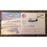 Paul Tibbets signed flown FDC 50th Anniversary of the United States Air Force PM USAF 50th