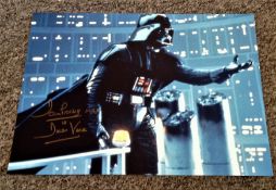 Dave Prowse signed 16x12 Darth Vader Star Wars colour Photo. David Charles Prowse MBE (born 1 July