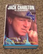 Jack Charlton signed hardback The Autobiography signed on the inside title page dedicated. 325