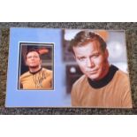 William Shatner Genuine Authentic Signed Autograph Display 13x9. High Quality Professionally