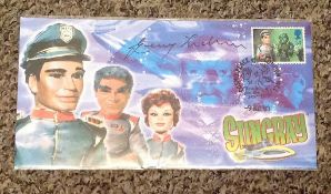 Gerry Anderson signed Stingray FDC pm Cosmo Place London WC1 Reach for the Sky 9th Aug 03 limited