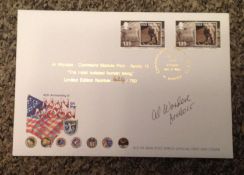 Al Worden signed FDC 40th Anniversary Man on the Moon , Al Worden Command Module Pilot Apollo 15 "