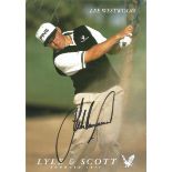 Lee Westwood signed 8x6 Lyle and Scott promo photo, Lee John Westwood OBE (born 24 April 1973) is an