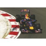 Motor Racing Mark Webber signed 12x8 colour photo pictured driving for Red Bull in Formula One. Good